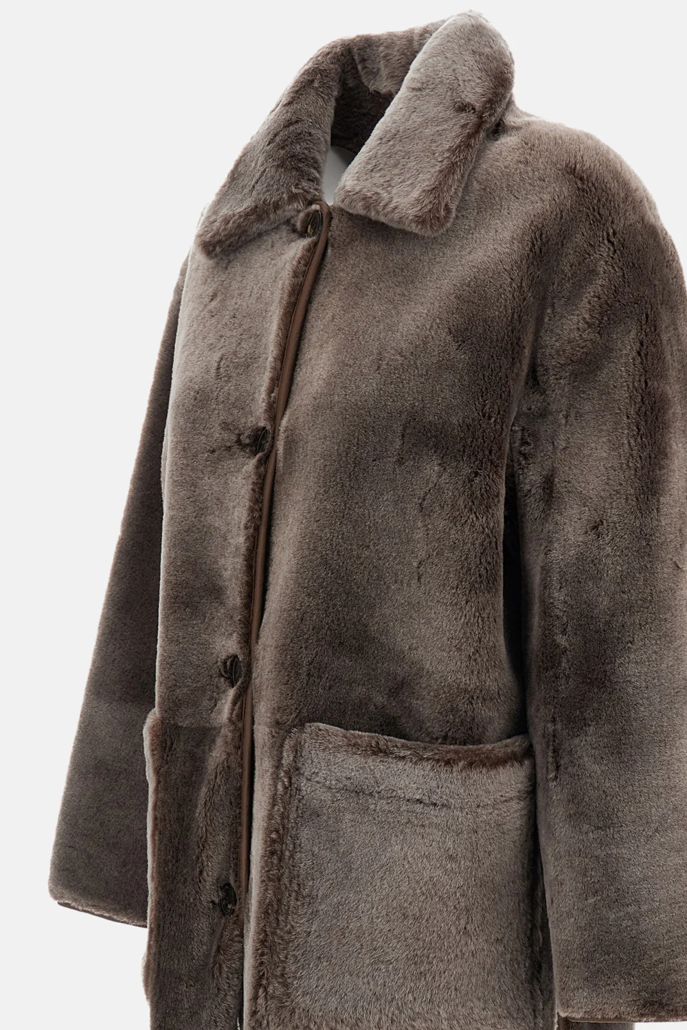 NICOLA GIACCA REVERSIBILE IN SHEARLING E NAPPA - Image 3