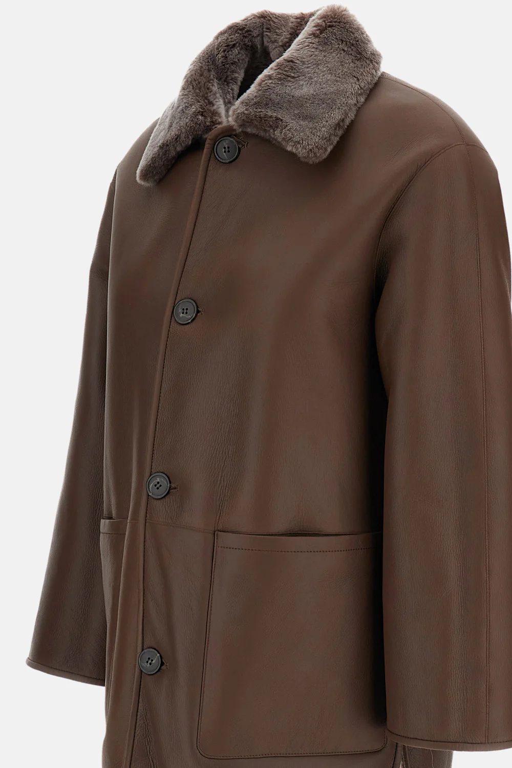 NICOLA GIACCA REVERSIBILE IN SHEARLING E NAPPA - Image 4