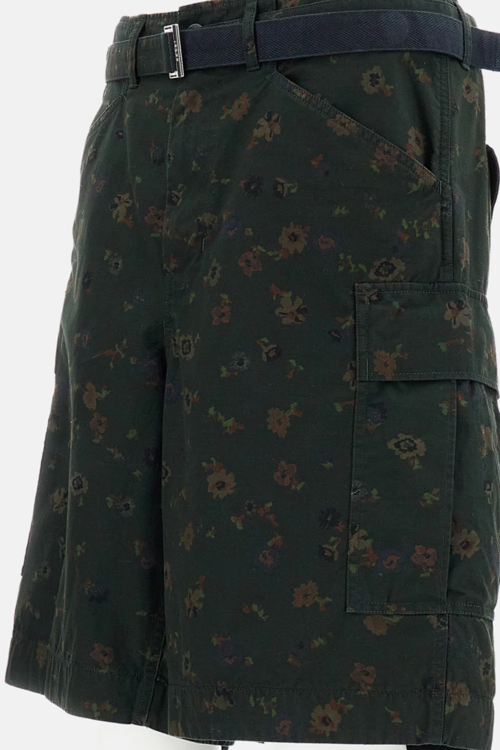 PANTALONCINI IN COTONE A FIORI - Image 3