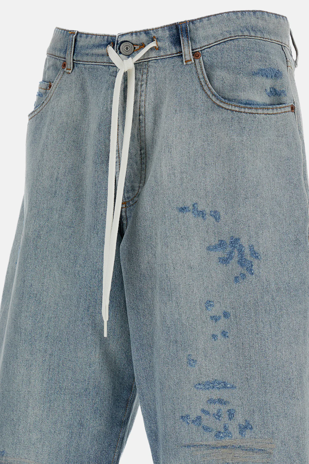 PANTALONE TAGLIATO IN DENIM - Image 3
