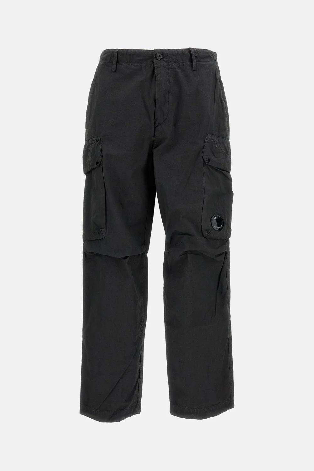 PANTALONI CARGO BOXY CON LENTE IN MICRO-REPS