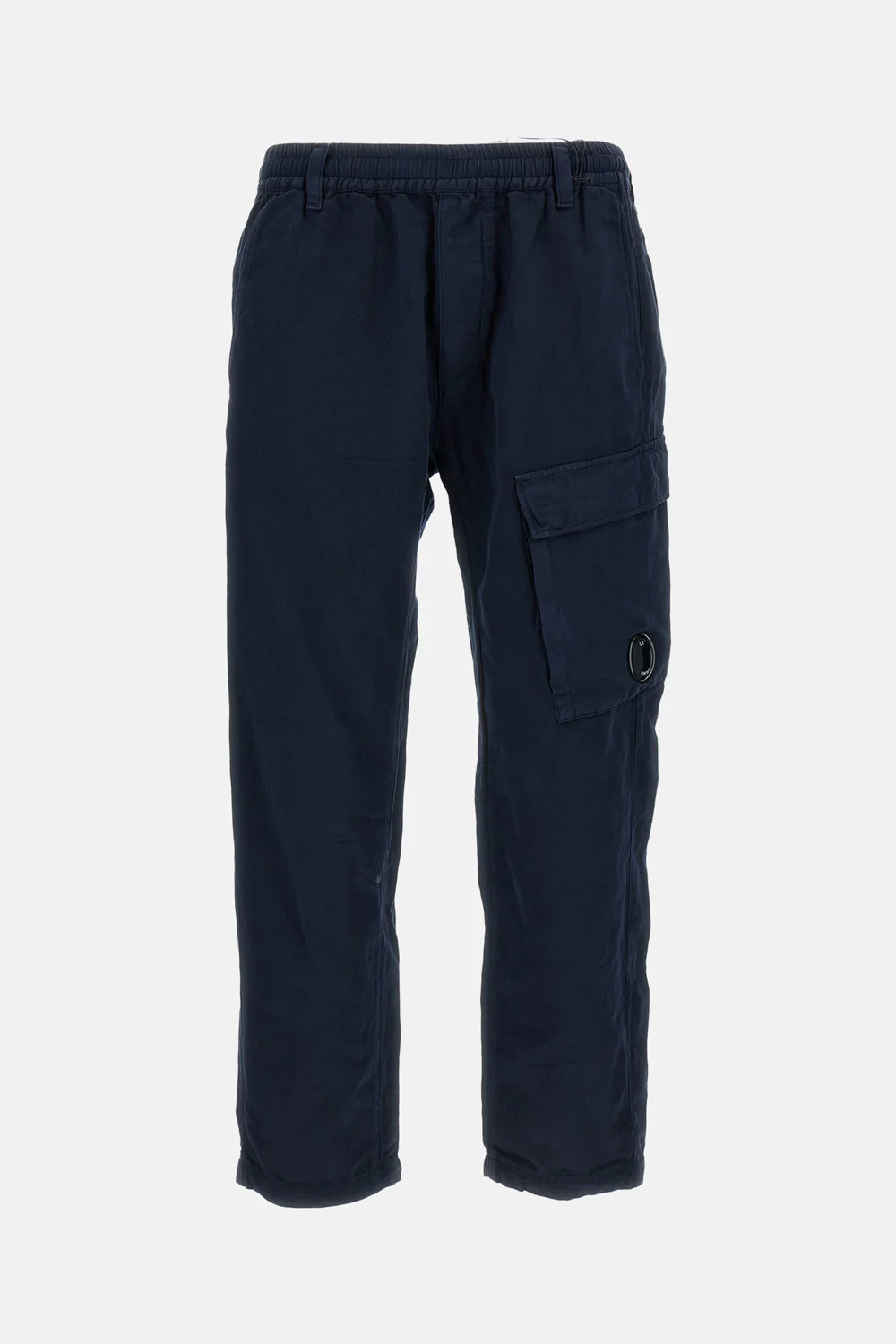 PANTALONI CARGO MISTO LINO