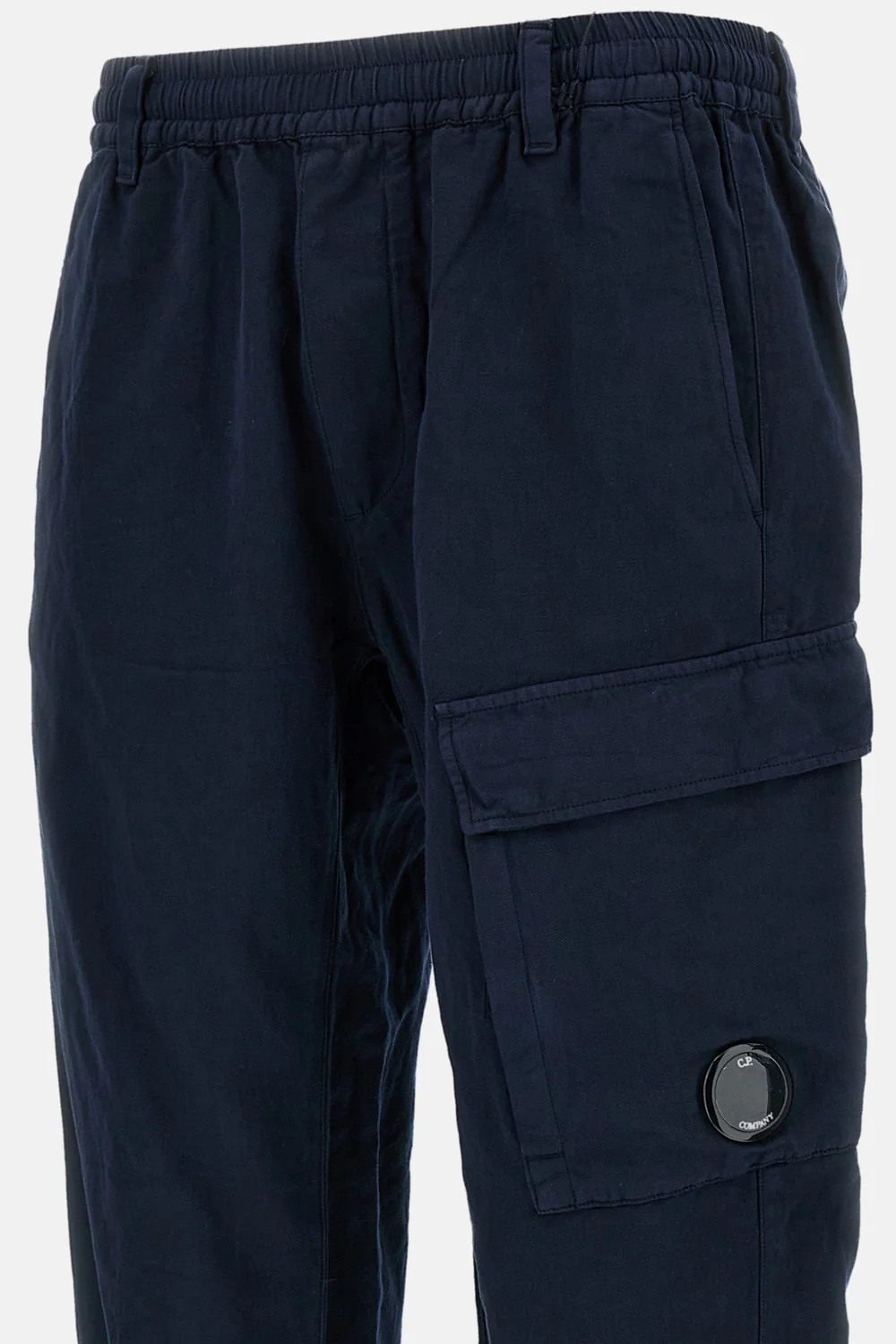 PANTALONI CARGO MISTO LINO - Image 3