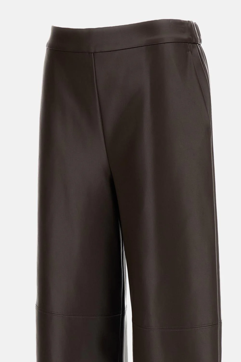 PANTALONI CROP IN JERSEY SPALMATO - Image 3