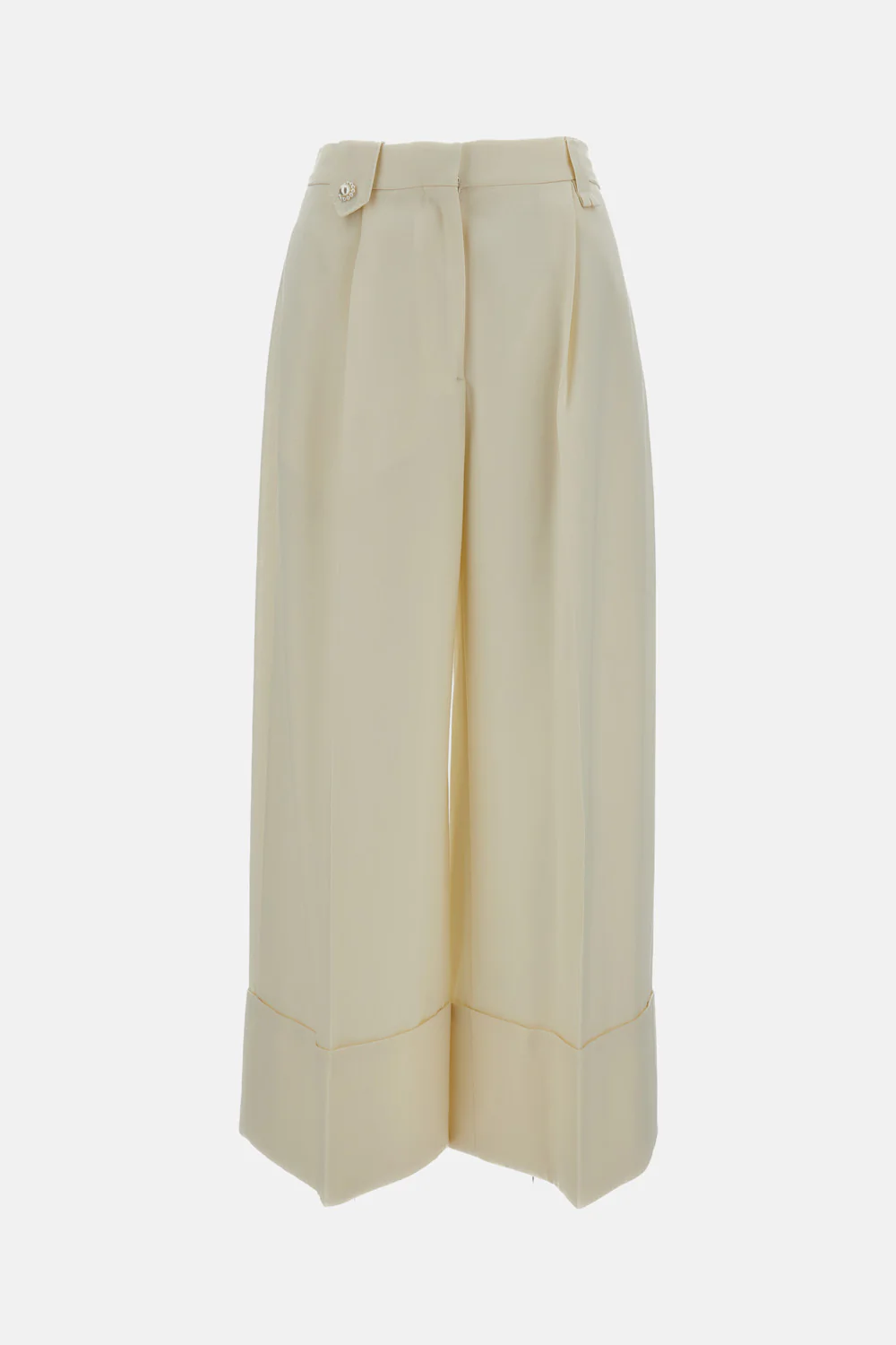 PANTALONI CROPPED A GAMBA LARGA