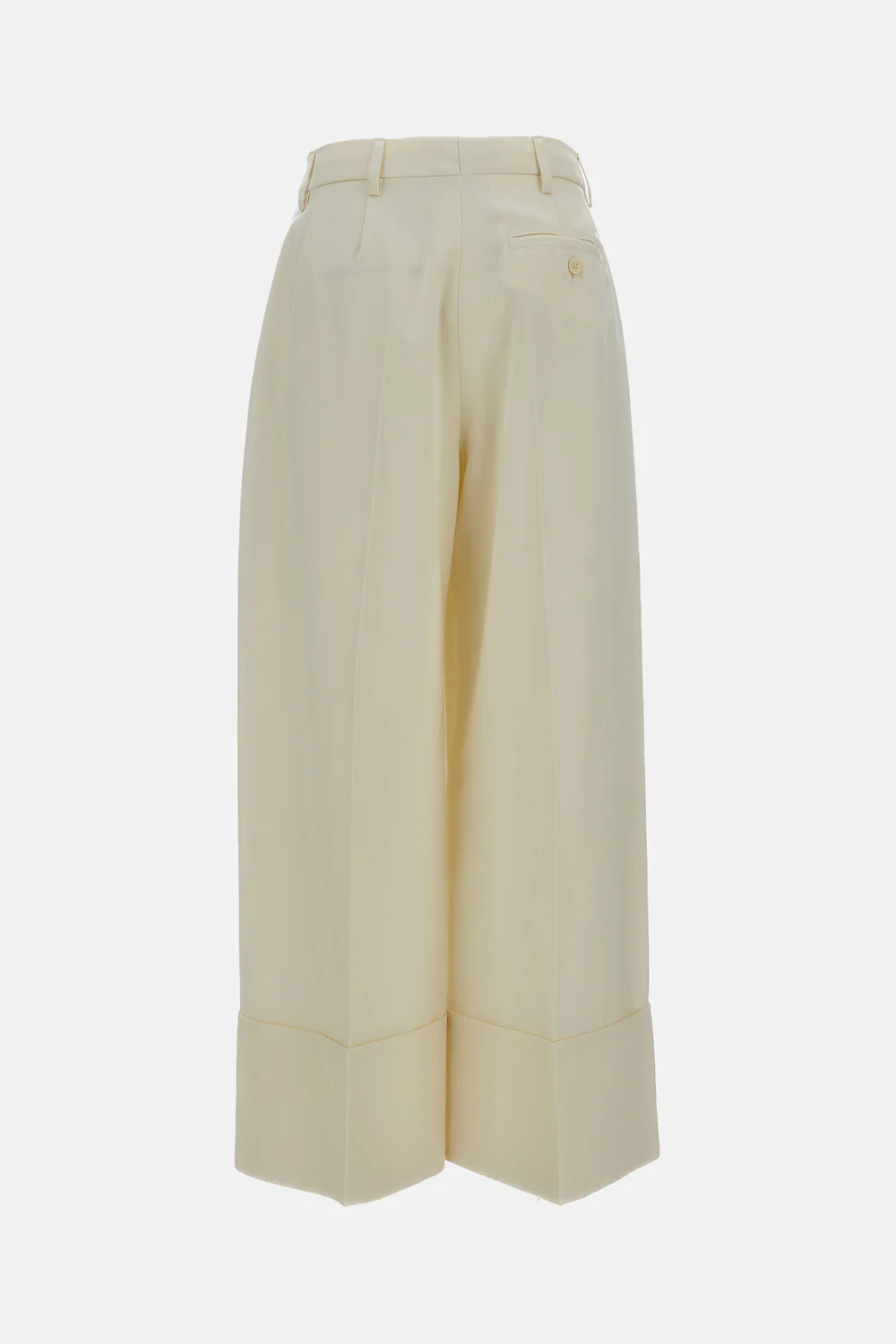 PANTALONI CROPPED A GAMBA LARGA - Image 2