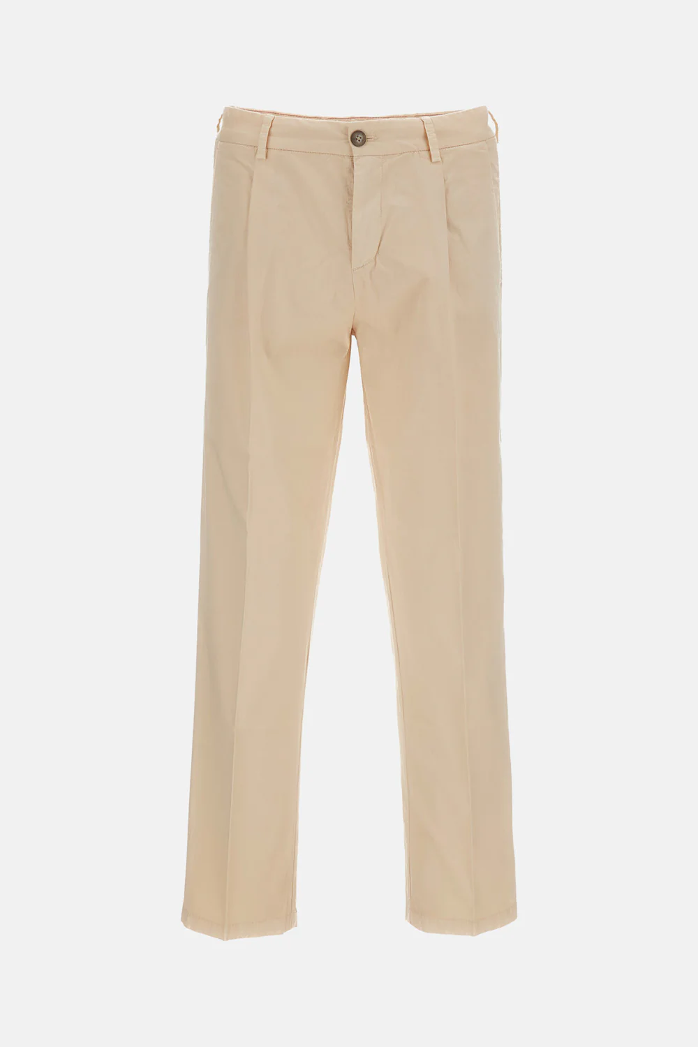 PANTALONI REGULAR FIT IN COTONE SPIGATO - Image 4
