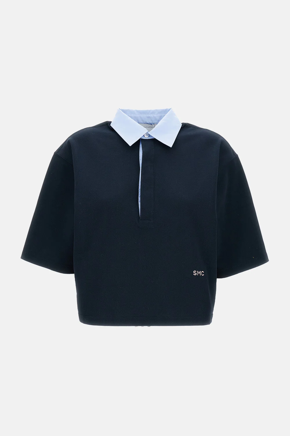 PIQUET POLO CROPPED T-SHIRT