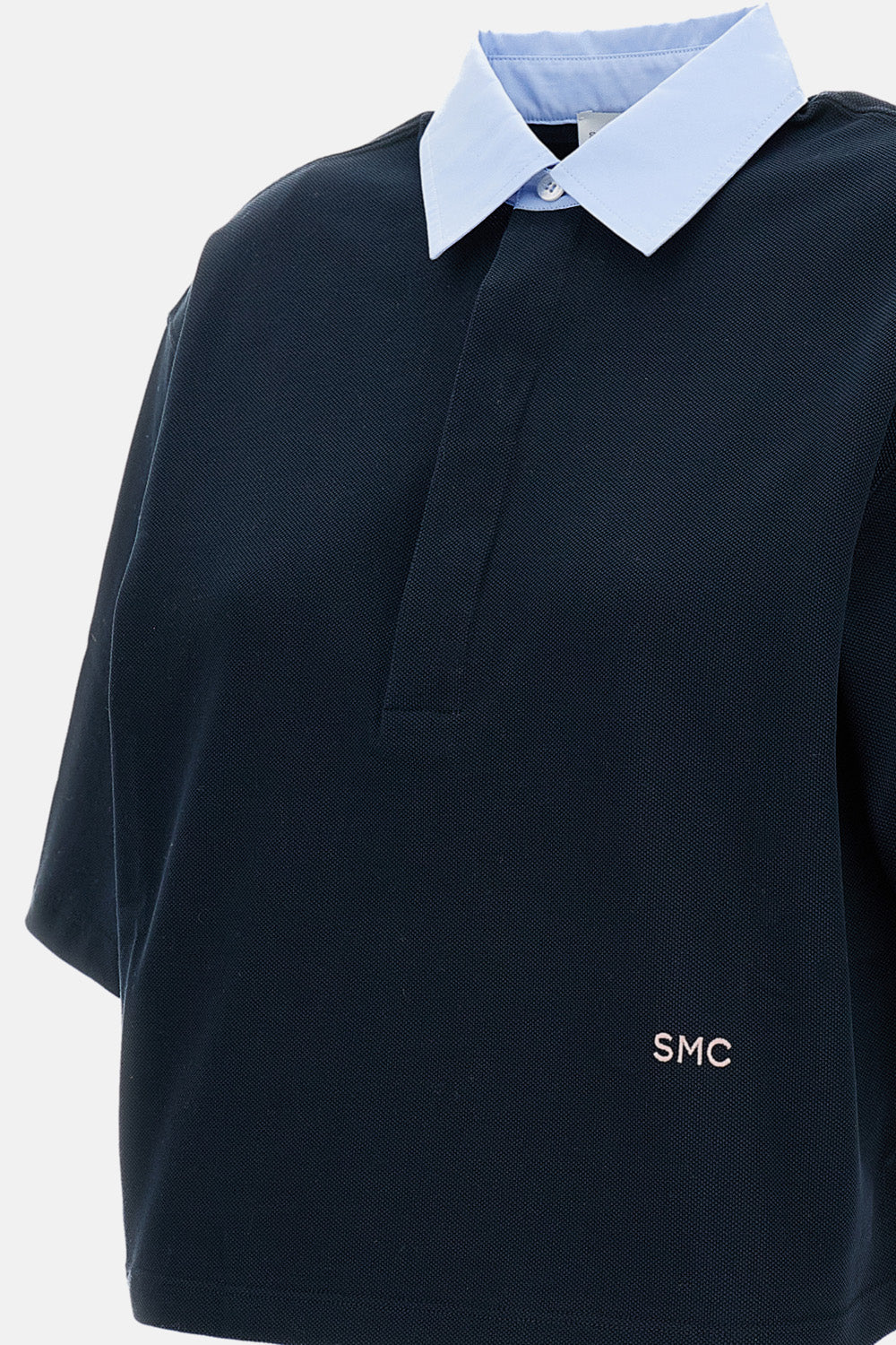 PIQUET POLO CROPPED T-SHIRT - Image 3