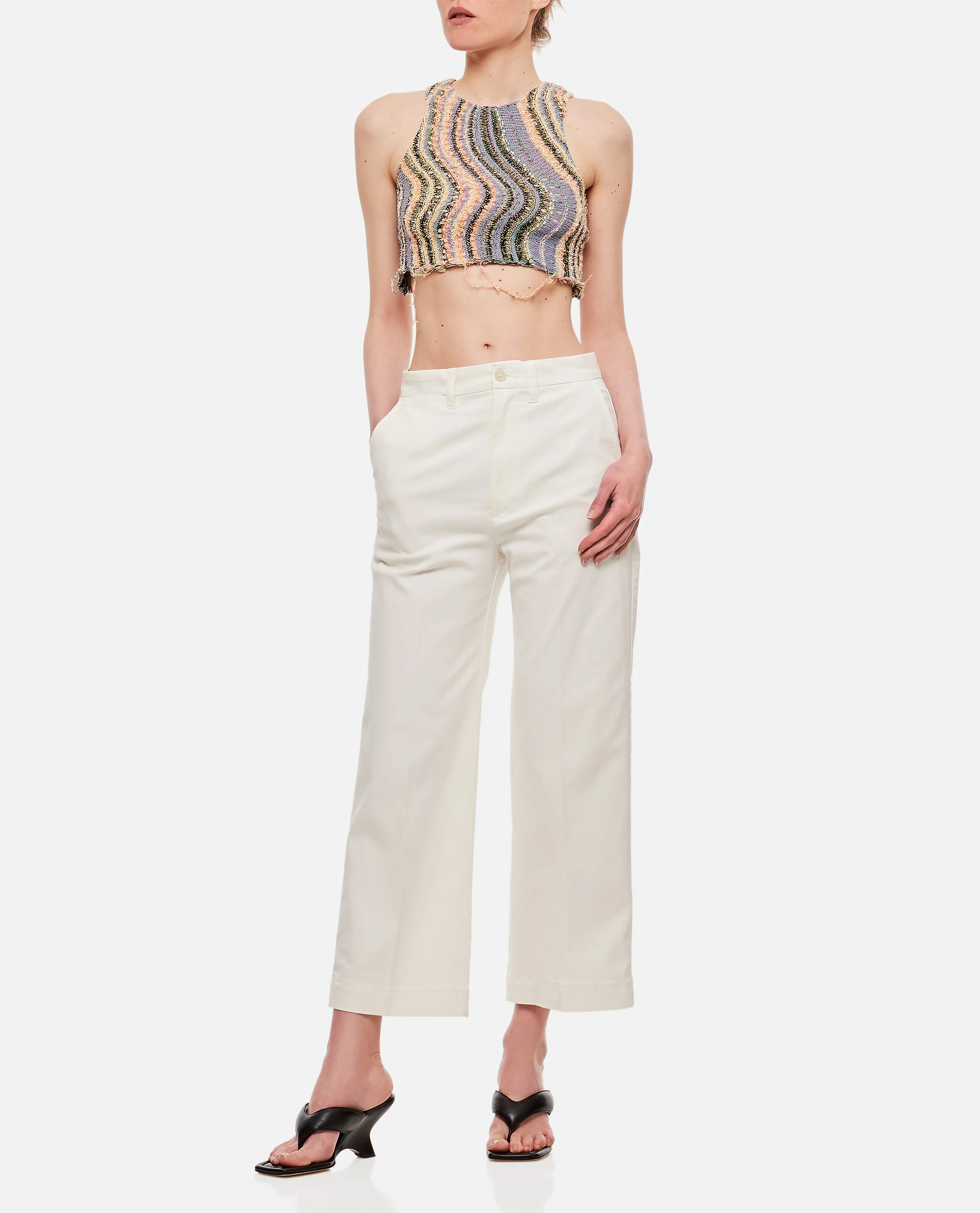 PANTALONI CHINO A GAMBA LARGA - Image 2