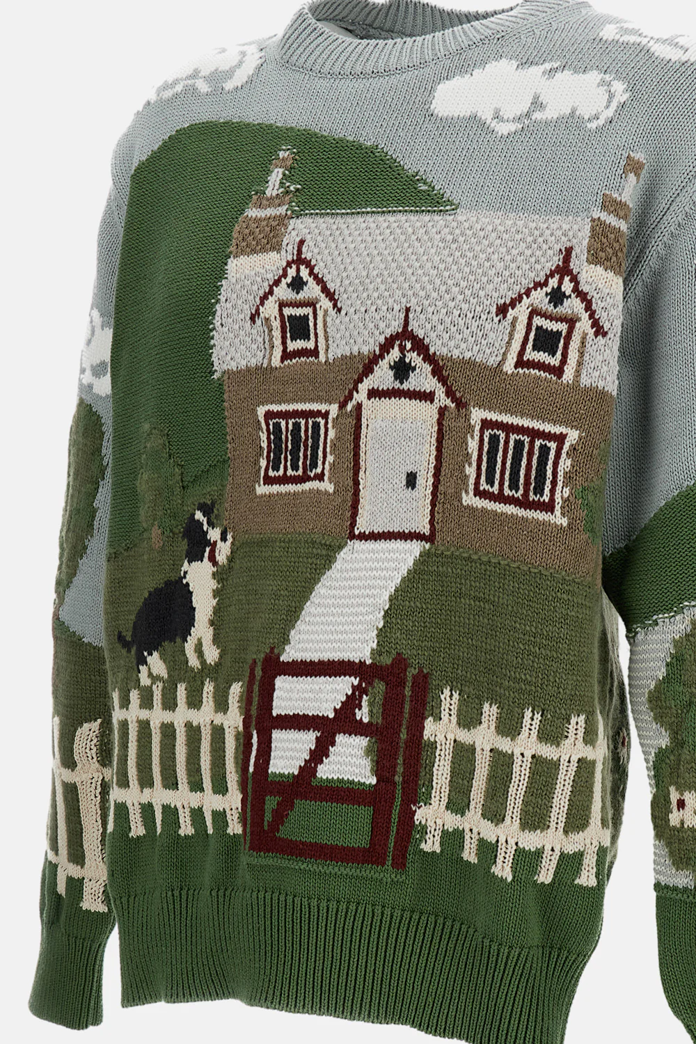 PULLOVER IN MAGLIA RICAMATA