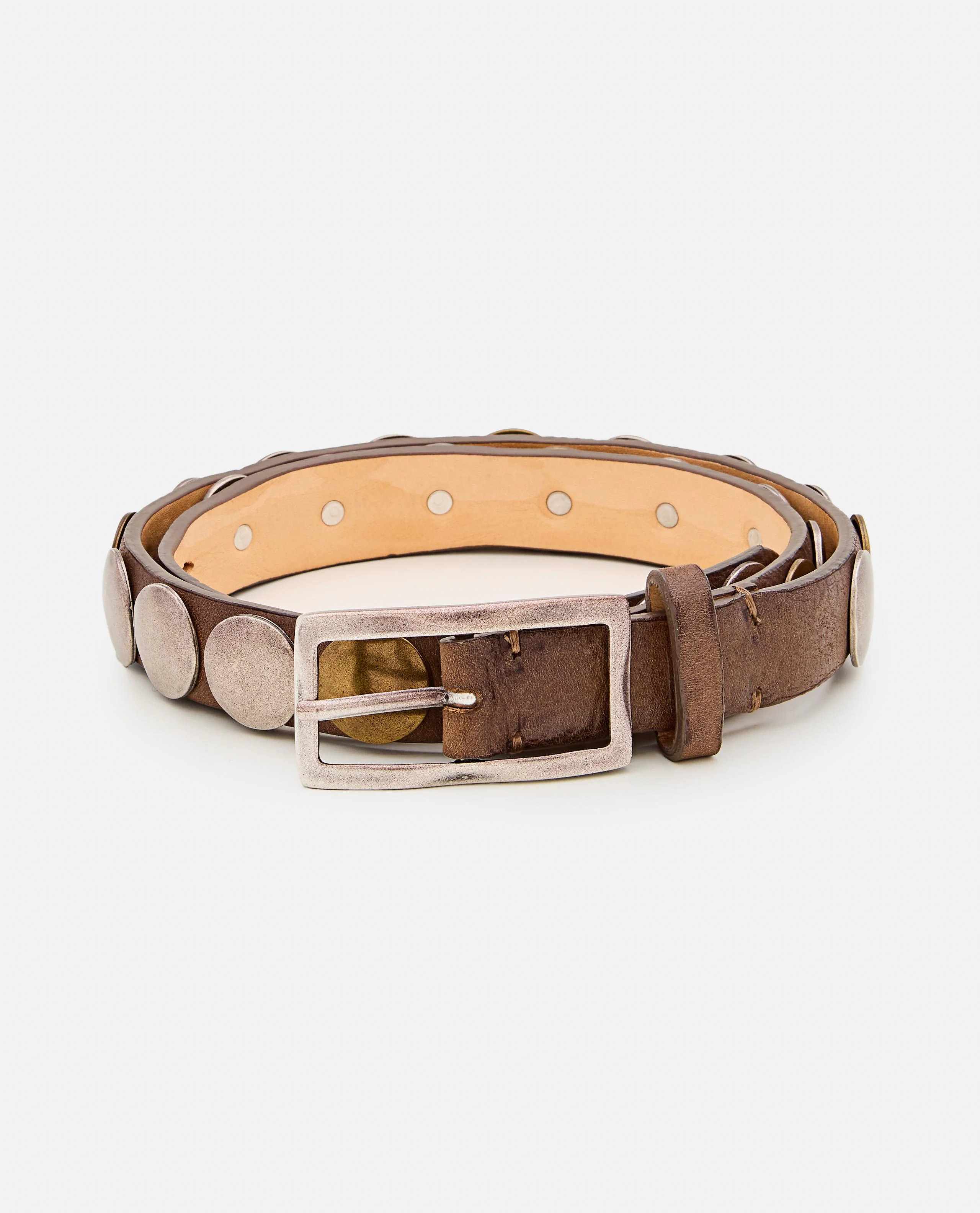 CINTURA BAHIA MARRONE CON BORCHIE