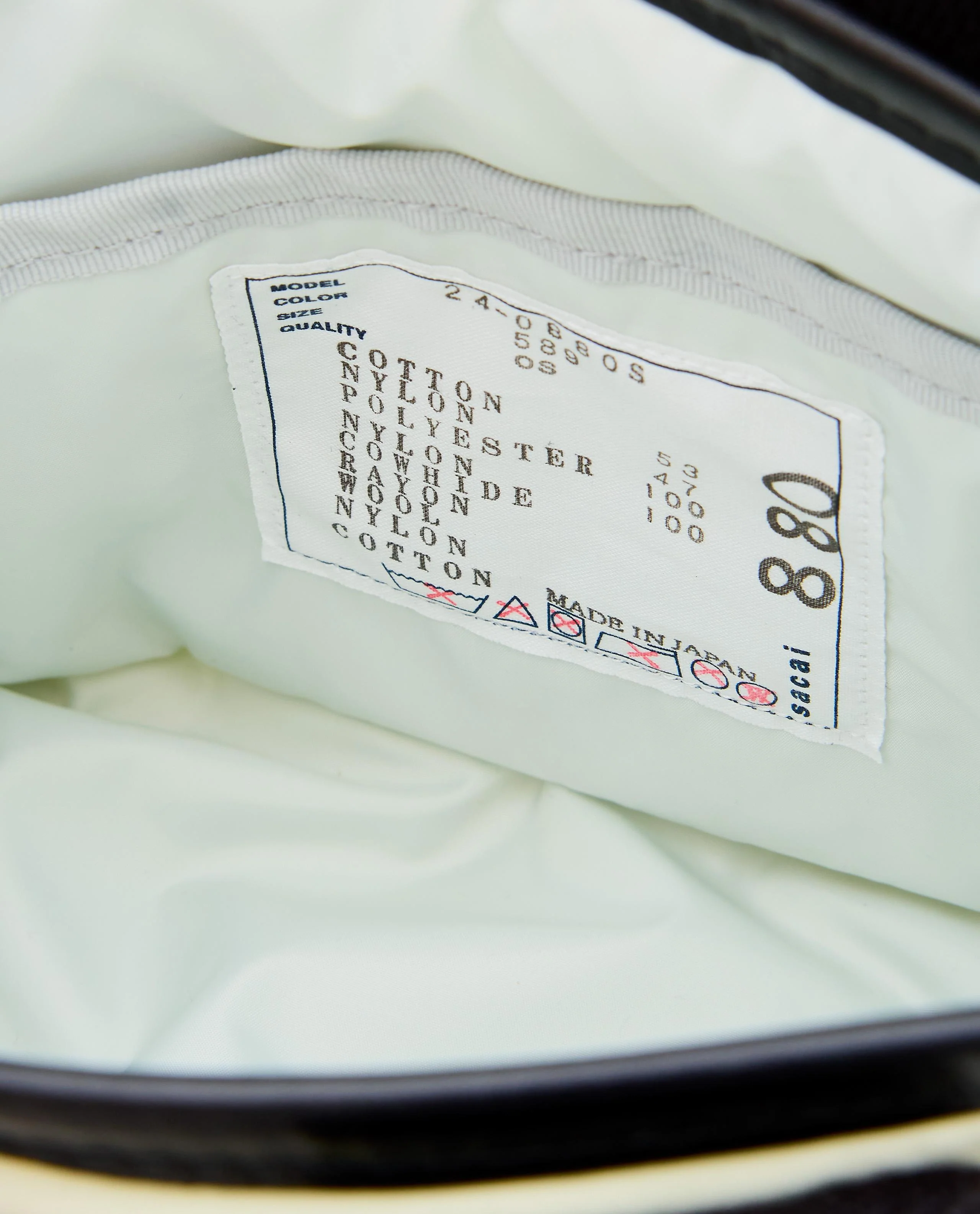 BORSA TOTE PICCOLA SACAI X MARC GONZALES CON PATCH - Image 4