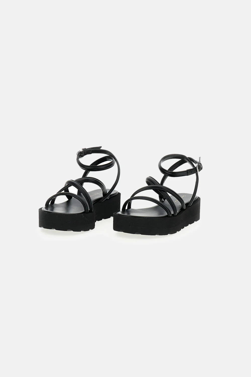 SANDALI FLATFORM IN NAPPA - Image 3