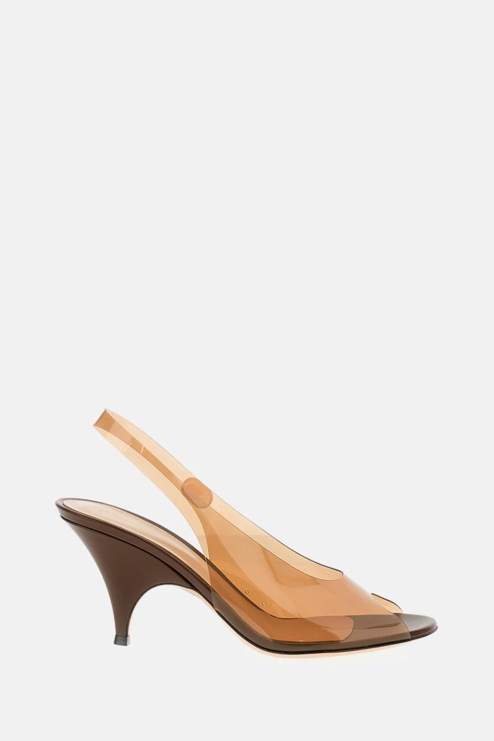 SCARPE OPEN TOE GLASS VITELLO