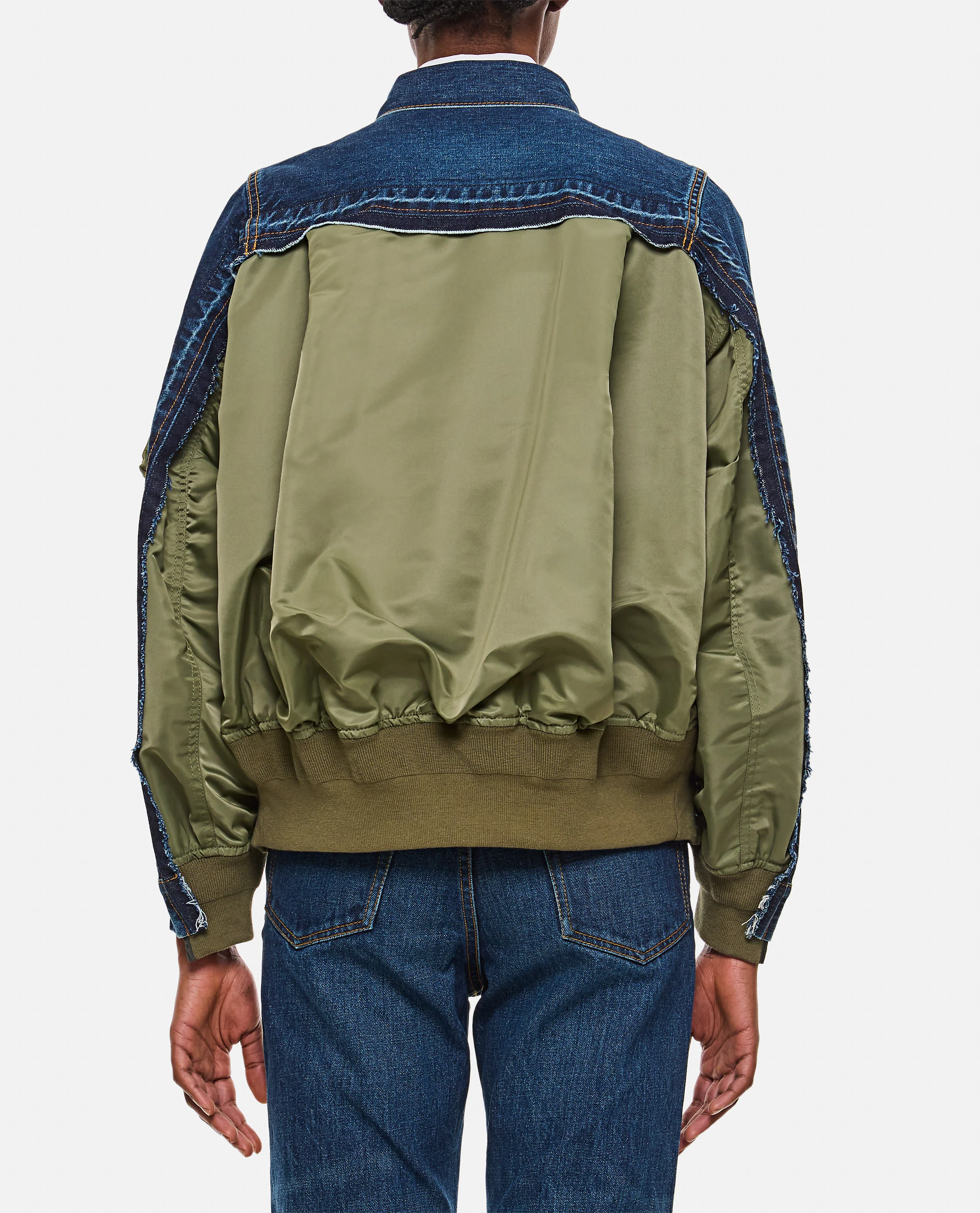 GIACCA DENIM E NYLON TWILL - Image 3
