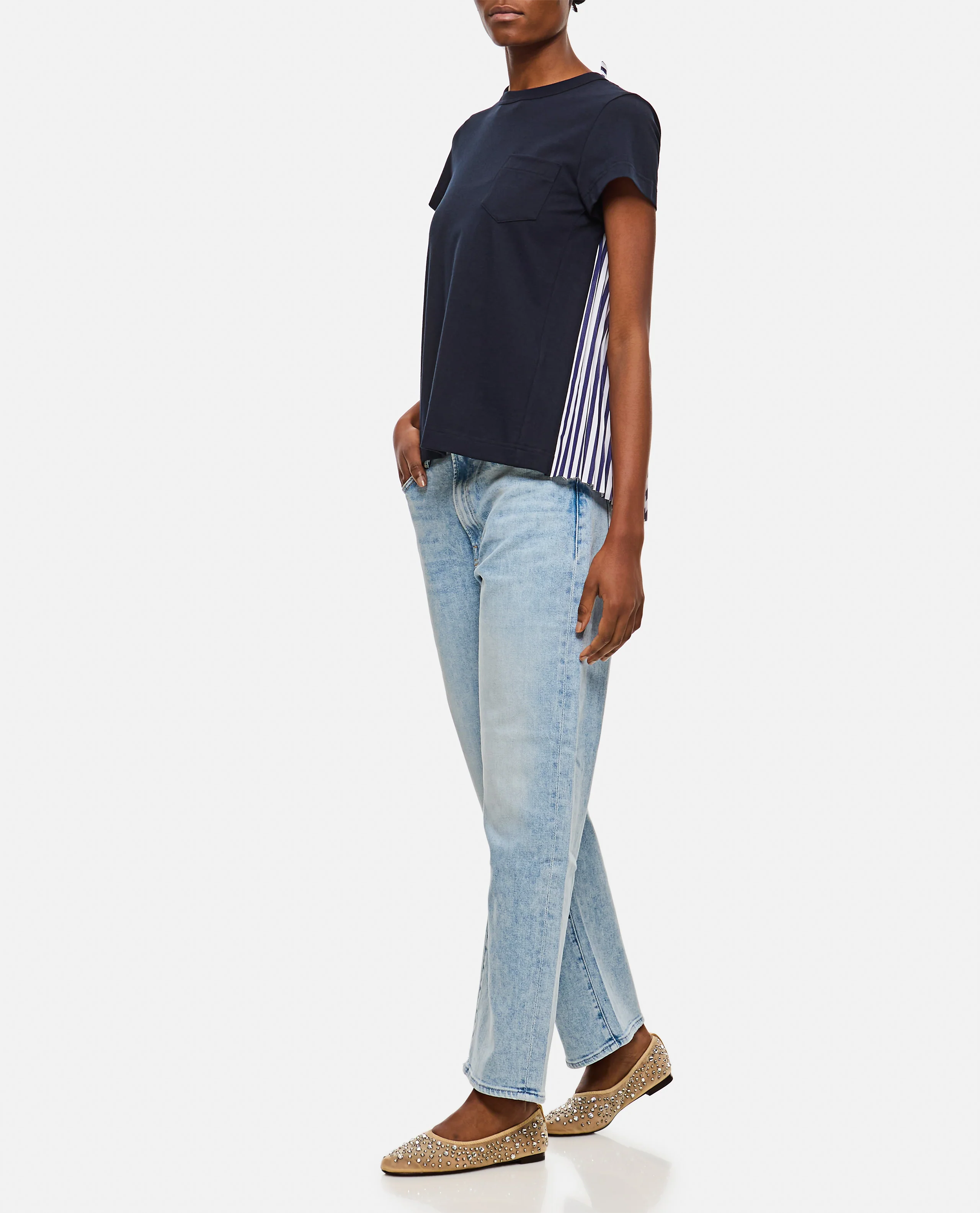 T-SHIRT IN POPELINE - Image 2