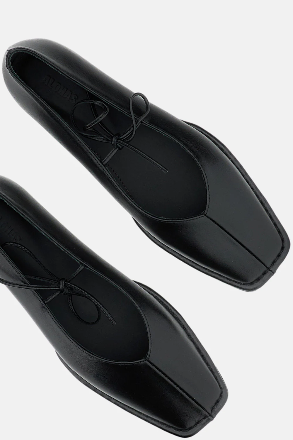 SWAY BALLERINE IN PELLE NERA - Image 4