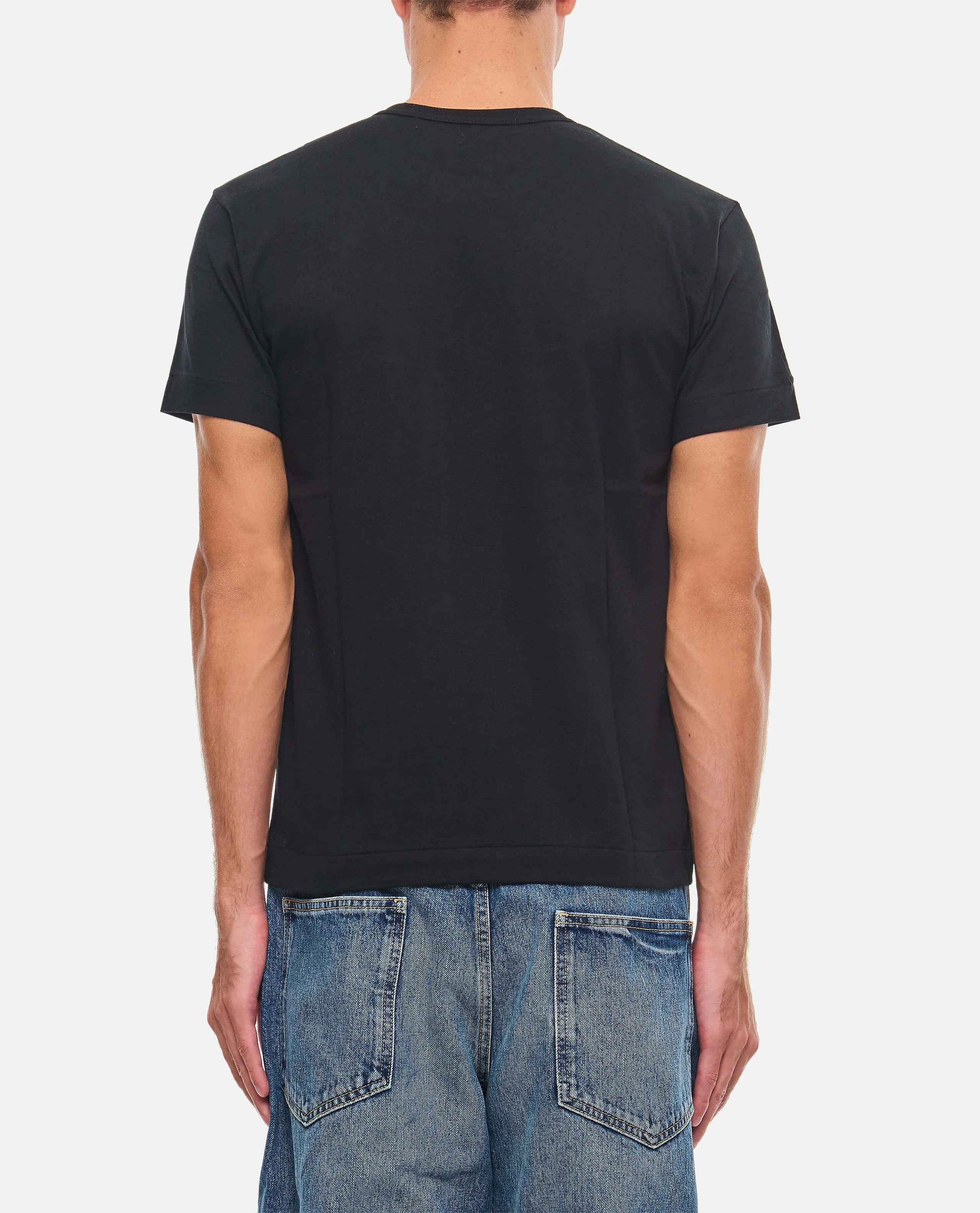 T-SHIRT NERA CON LOGO UNISEX - Image 3