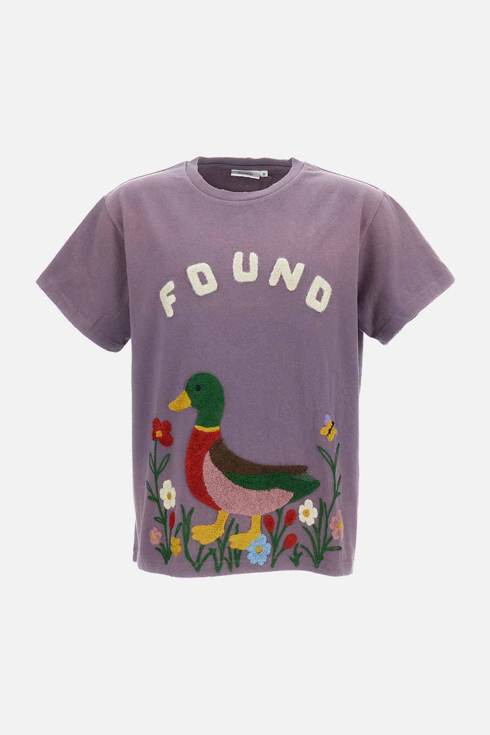 T-SHIRT WILDLIFE RICAMATA IN CINIGLIA