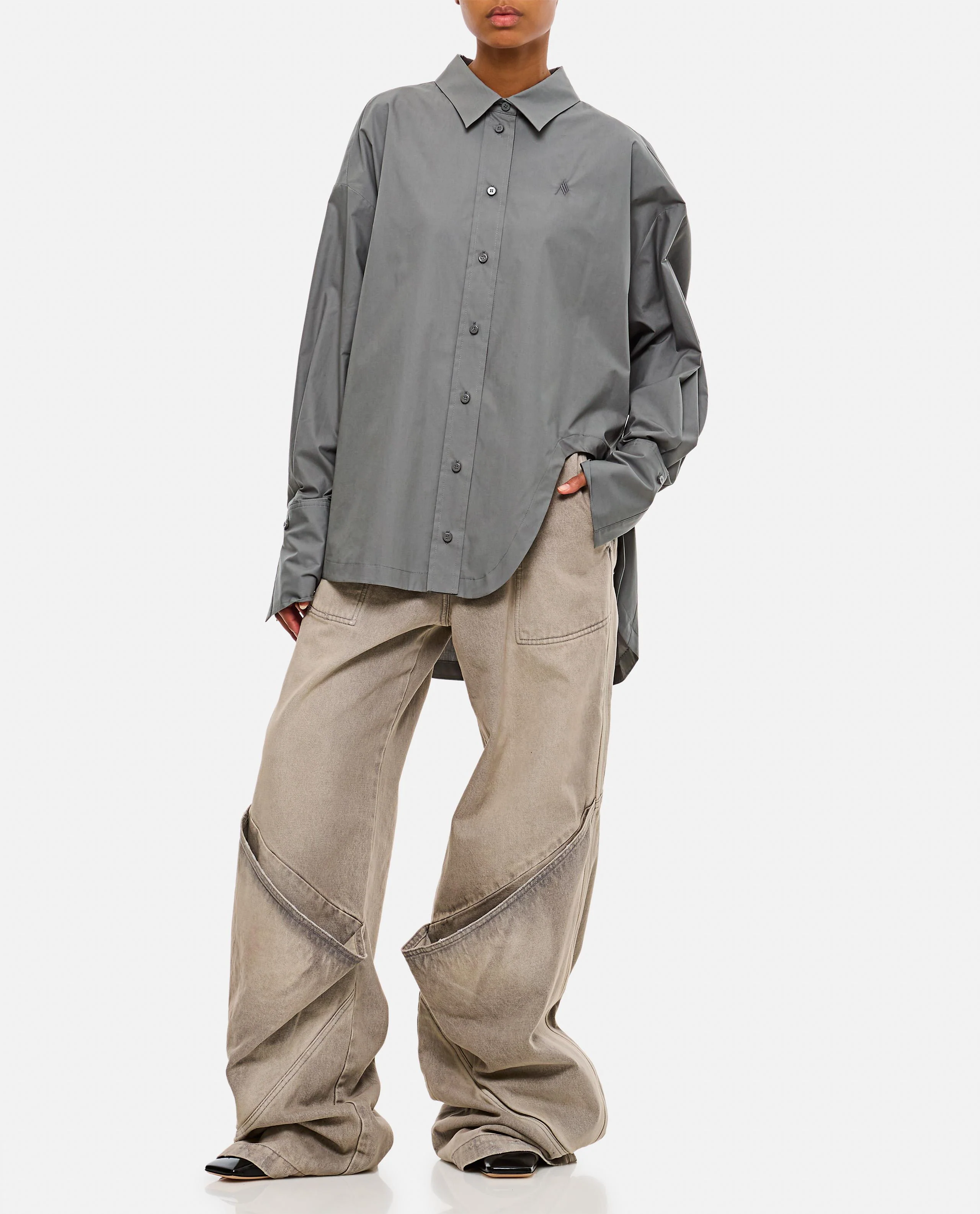OVERSIZE DENIM PANTALONI - Image 2