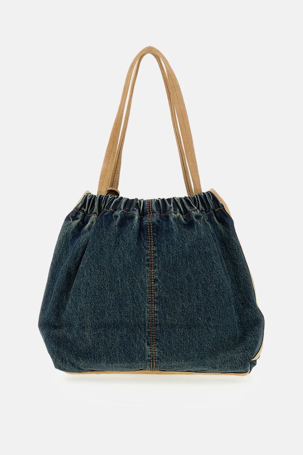 THE DENIM SUEDE CRISTINA TOTE - Image 4