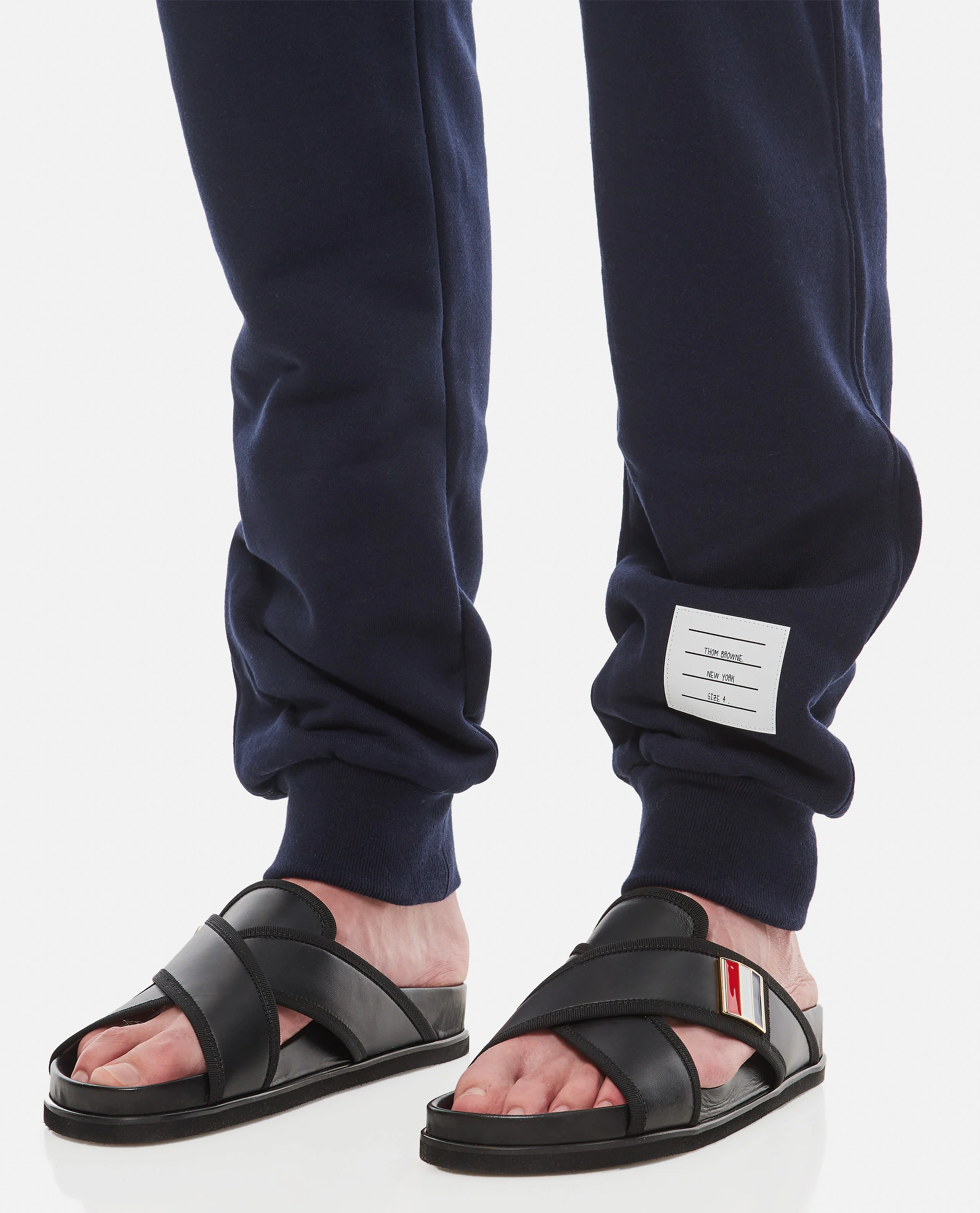 PANTALONE DA JOGGING CLASSICO CON 4 RIGHE STAMPATE - Image 4