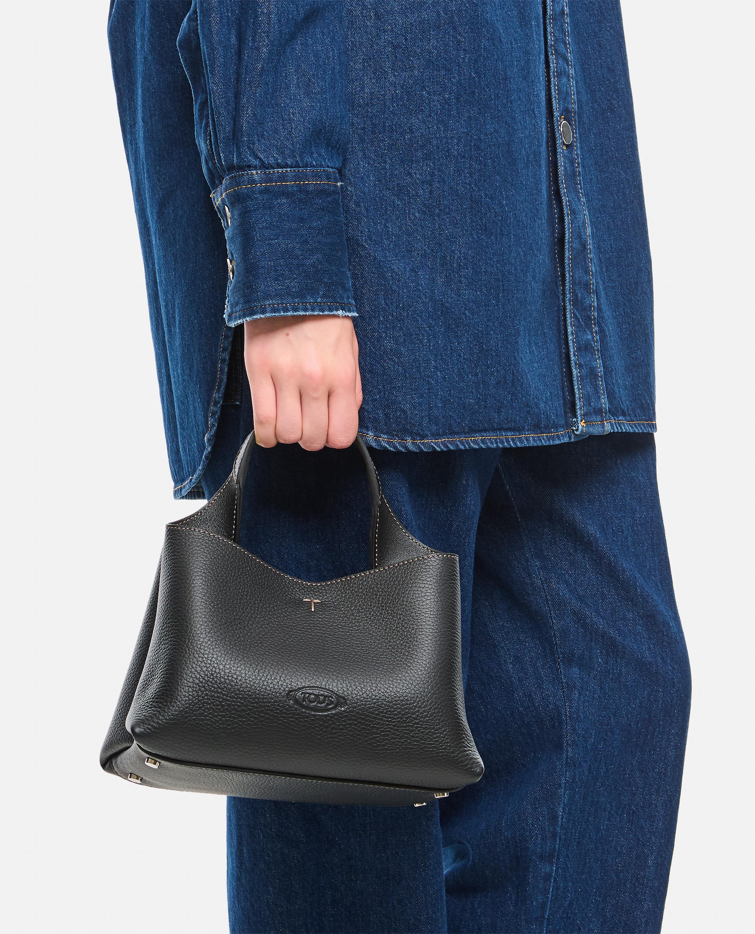 MINI BORSA SHOPPING IN PELLE - Image 2